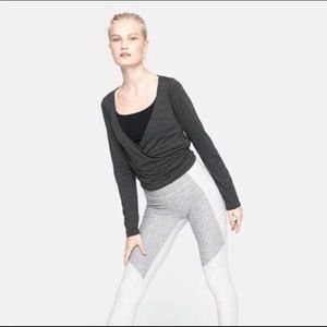 Outdoor Voices Merino Plie Wrap Top XS